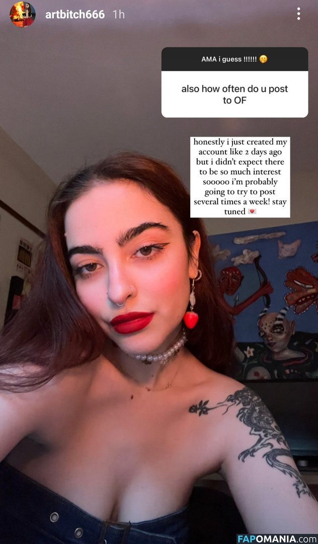 artbitch666 / huhlaynuh Nudo OnlyFans  Foto trapelata #2