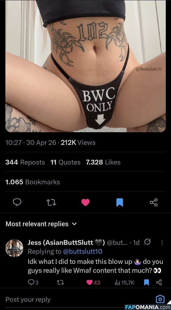 butt_slut / butt_slutt / buttslutt10 Nudo OnlyFans  Foto trapelata #1