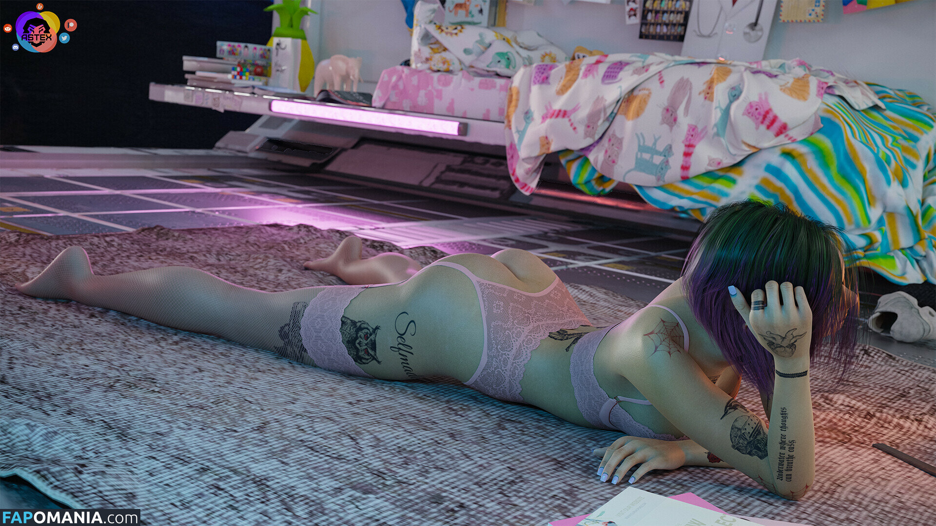 Cyberpunk 2077 / cyberpunkgame Nudo OnlyFans  Foto trapelata #672