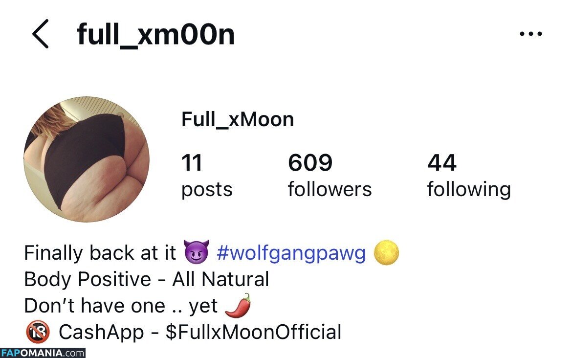 Full_xMoon / full_x_moon_official / fullxmoon Nudo OnlyFans  Foto trapelata #2