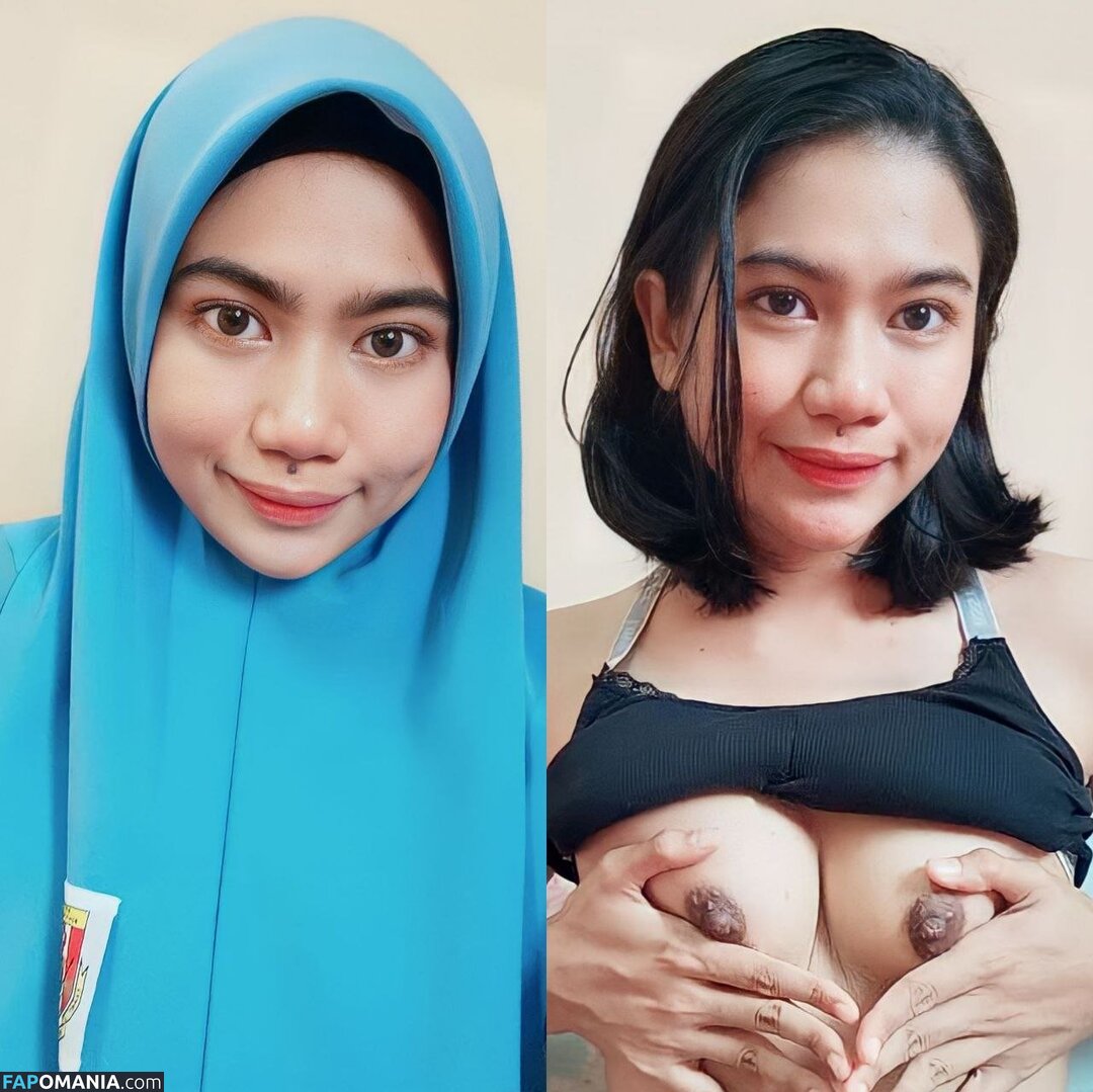 Hijab Off Girls / Hijab On Nudo OnlyFans  Foto trapelata #2