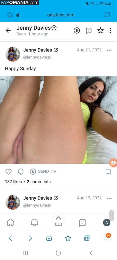 Jenny Davies / jennydaviesofficial / jennydaviesx Nudo OnlyFans  Foto trapelata #280