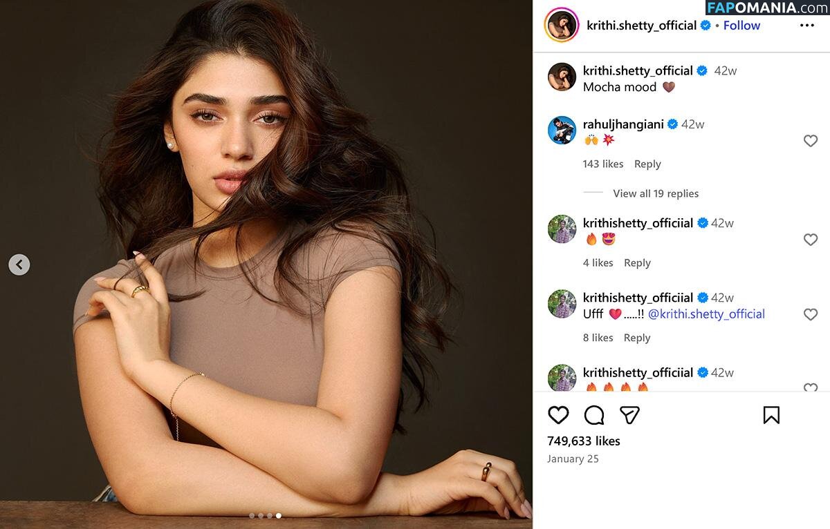 Krithi Shetty Nudo OnlyFans  Foto trapelata #9