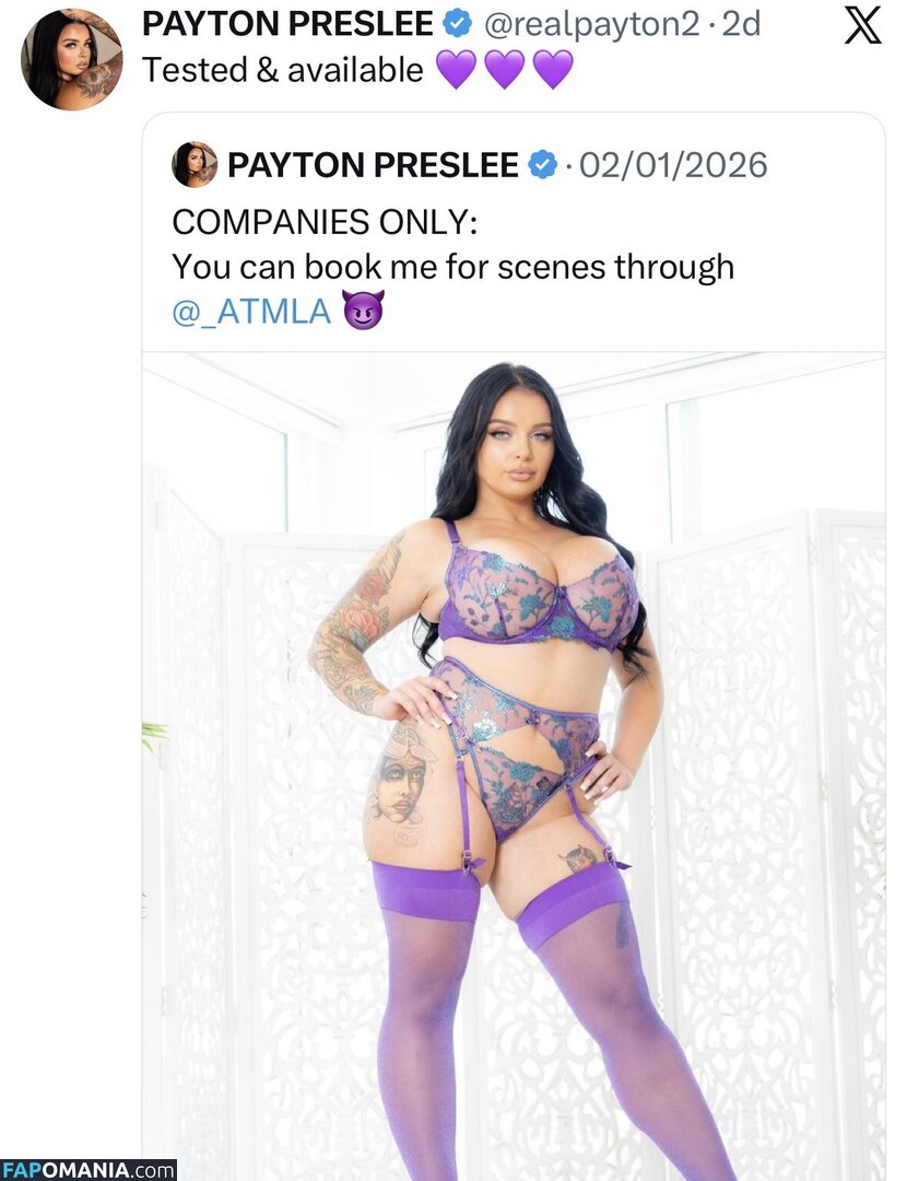 Payton Preslee / paytonpresle / paytonpreslee Nudo OnlyFans  Foto trapelata #555