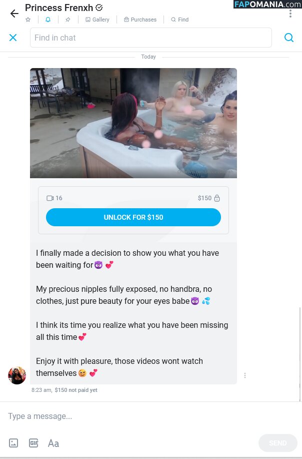 PrincessFrenxh / princesssfrenxh Nudo OnlyFans  Foto trapelata #1